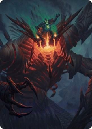 Mishra, Lost to Phyrexia Art Card (38) [The Brothers' War Art Series]