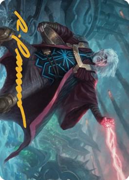 Urza, Lord Protector Art Card (Gold-Stamped Signature) (41) [The Brothers' War Art Series]