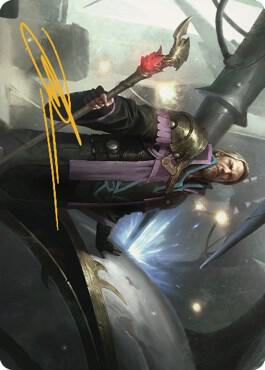 Urza, Prince of Kroog Art Card (Gold-Stamped Signature) (43) [The Brothers' War Art Series]