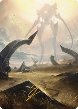 Plains (47) Art Card (Gold-Stamped Signature) [The Brothers' War Art Series]