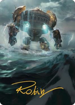 Island Art Card (Gold-Stamped Signature) (49) [The Brothers' War Art Series]