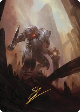 Mountain Art Card (Gold-Stamped Signature) (52) [The Brothers' War Art Series]