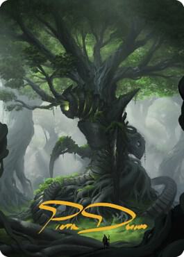 Forest Art Card (Gold-Stamped Signature) (53) [The Brothers' War Art Series]