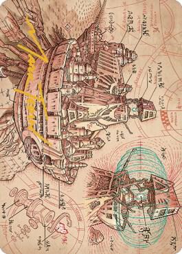Defense Grid Art Card (Gold-Stamped Signature) (58) [The Brothers' War Art Series]