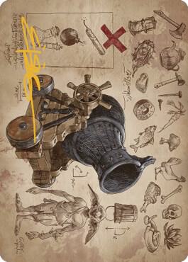 Goblin Charbelcher Art Card (Gold-Stamped Signature) (60) [The Brothers' War Art Series]