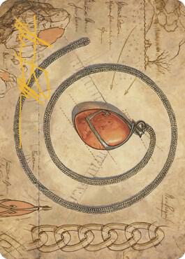 Mox Amber Art Card (Gold-Stamped Signature) (68) [The Brothers' War Art Series]