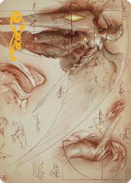 Platinum Angel Art Card (Gold-Stamped Signature) (71) [The Brothers' War Art Series]