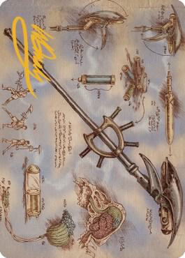Staff of Domination Art Card (Gold-Stamped Signature) (79) [The Brothers' War Art Series]