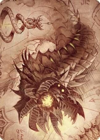 Wurmcoil Engine Art Card (81) [The Brothers' War Art Series]