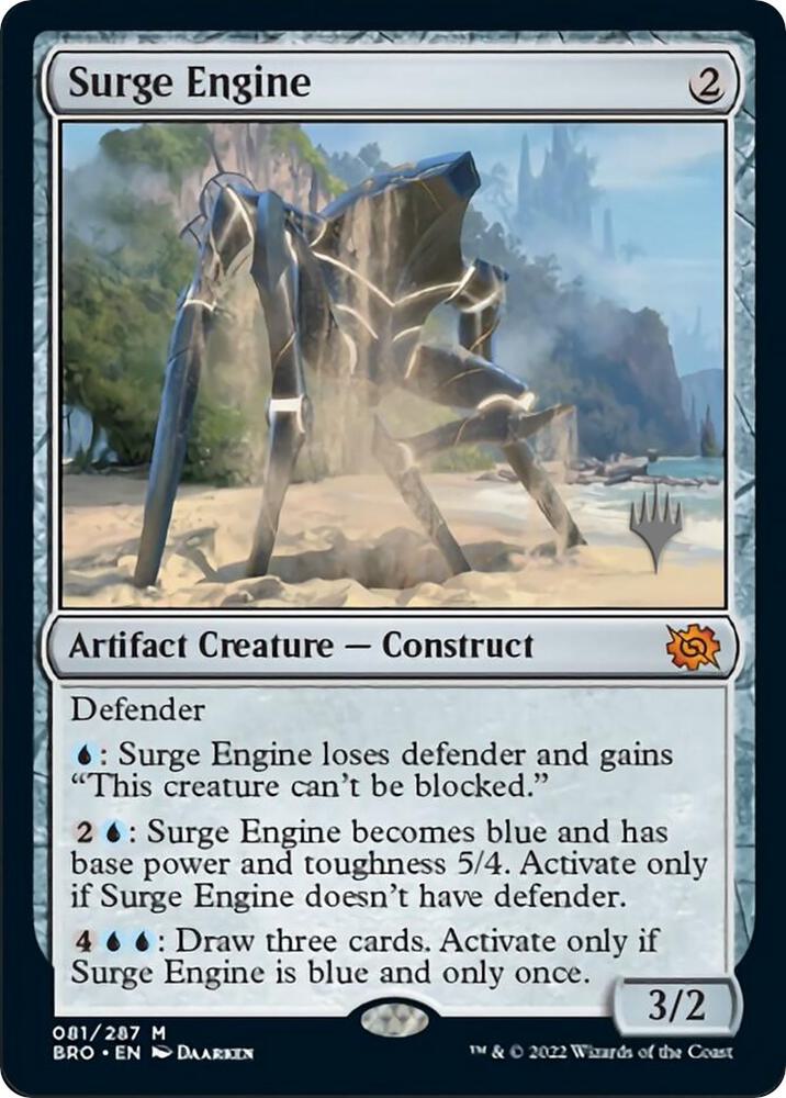 Surge Engine (81) [The Brothers' War Promos]