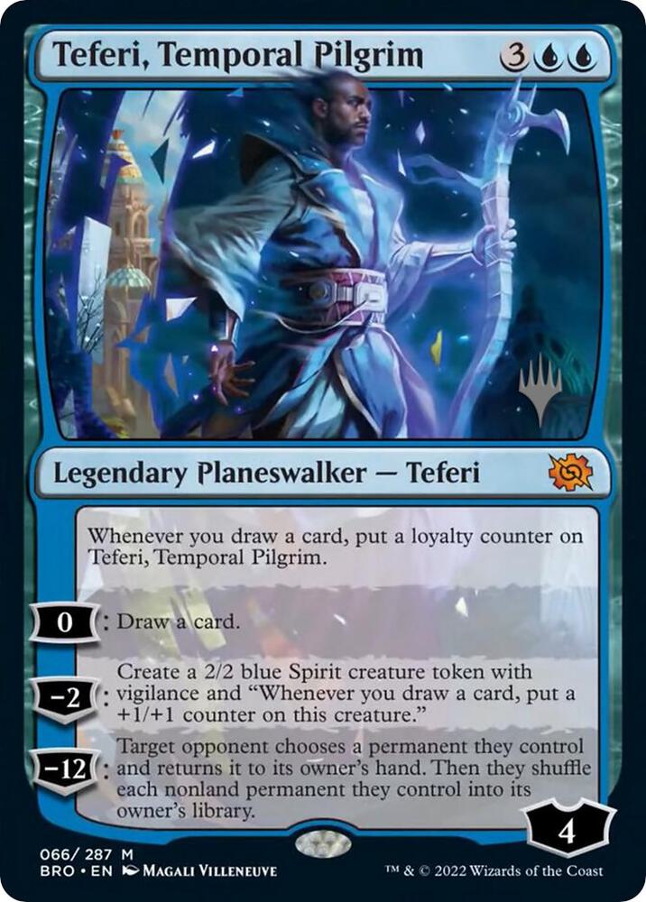 Teferi, Temporal Pilgrim (66) [The Brothers' War Promos]