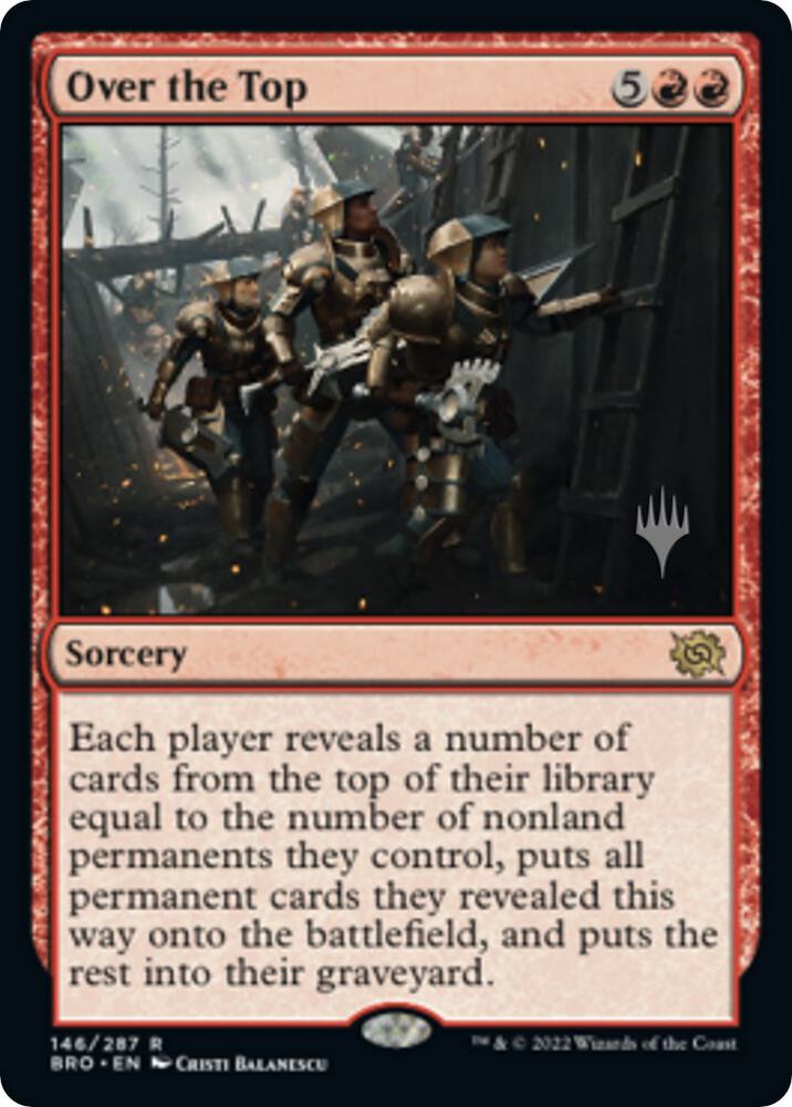 Over the Top (146) [The Brothers' War Promos]
