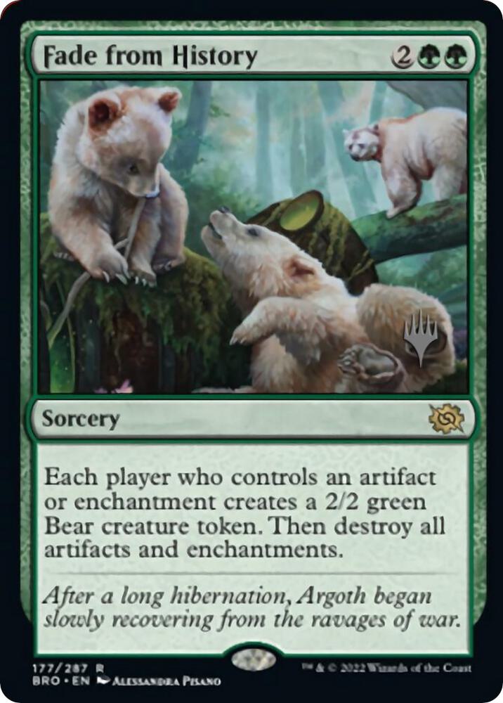 Fade from History (177) [The Brothers' War Promos]