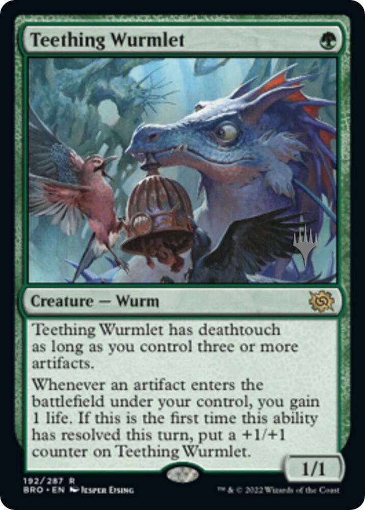 Teething Wurmlet (192) [The Brothers' War Promos]