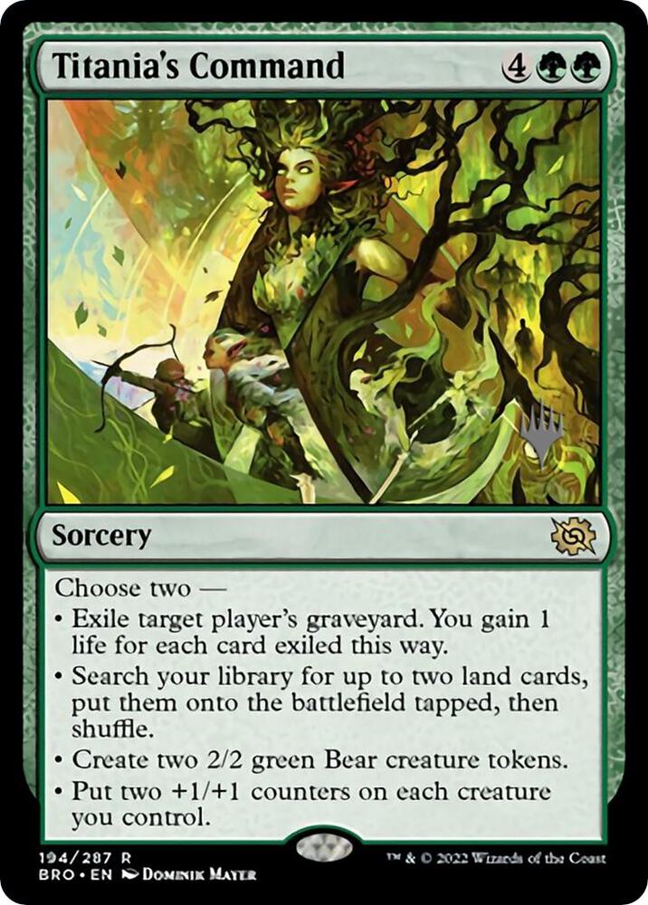 Titania's Command (194) [The Brothers' War Promos]