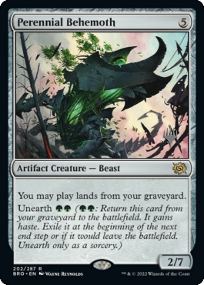 Perennial Behemoth (202) [The Brothers' War Promos]
