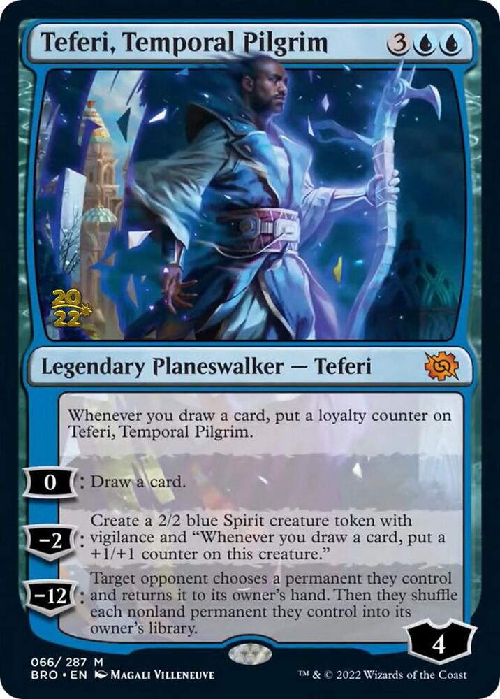 Teferi, Temporal Pilgrim (66) [Prerelease Cards]
