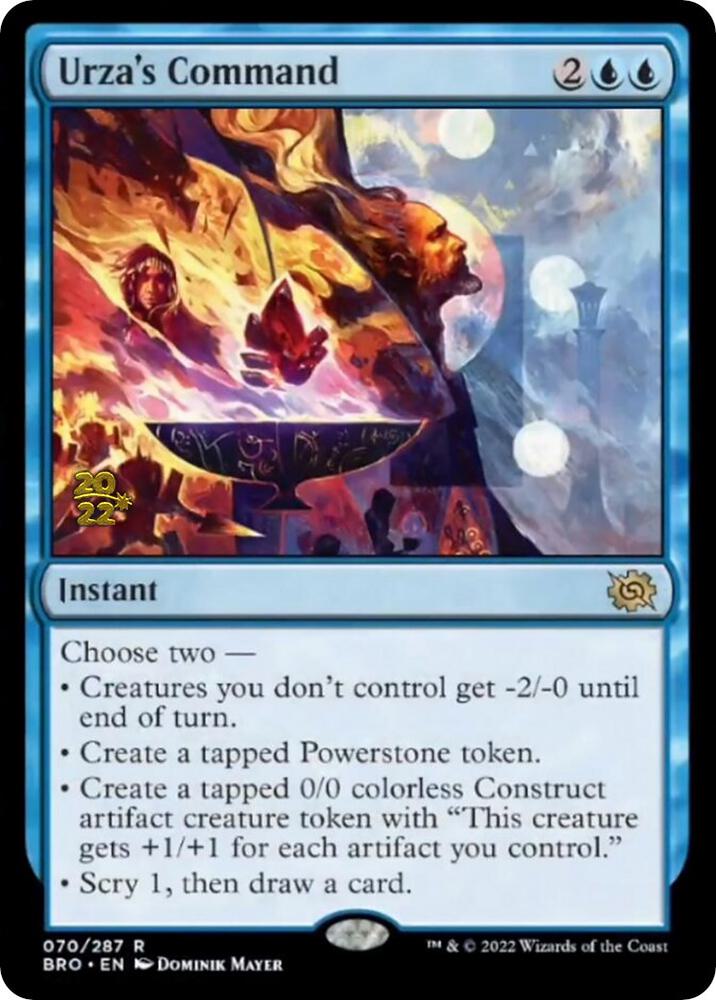 Urza's Command (70) [Prerelease Cards]