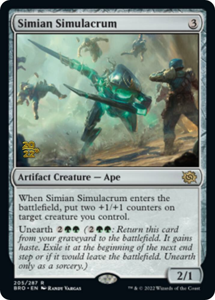 Simian Simulacrum (205) [Prerelease Cards]