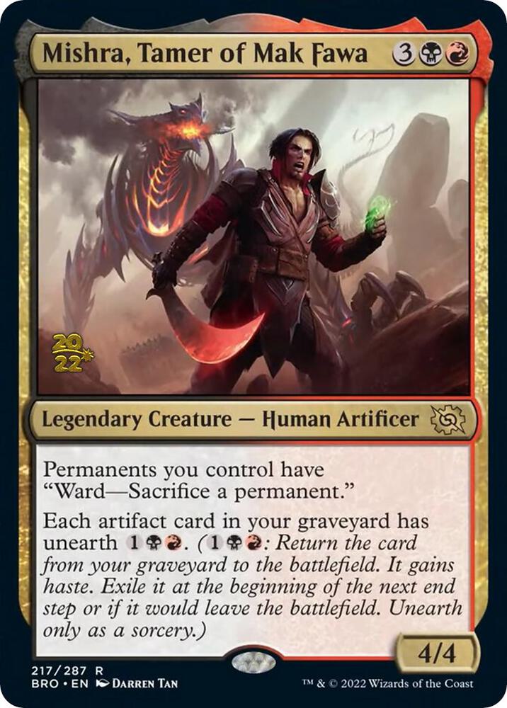 Mishra, Tamer of Mak Fawa (217) [Prerelease Cards]