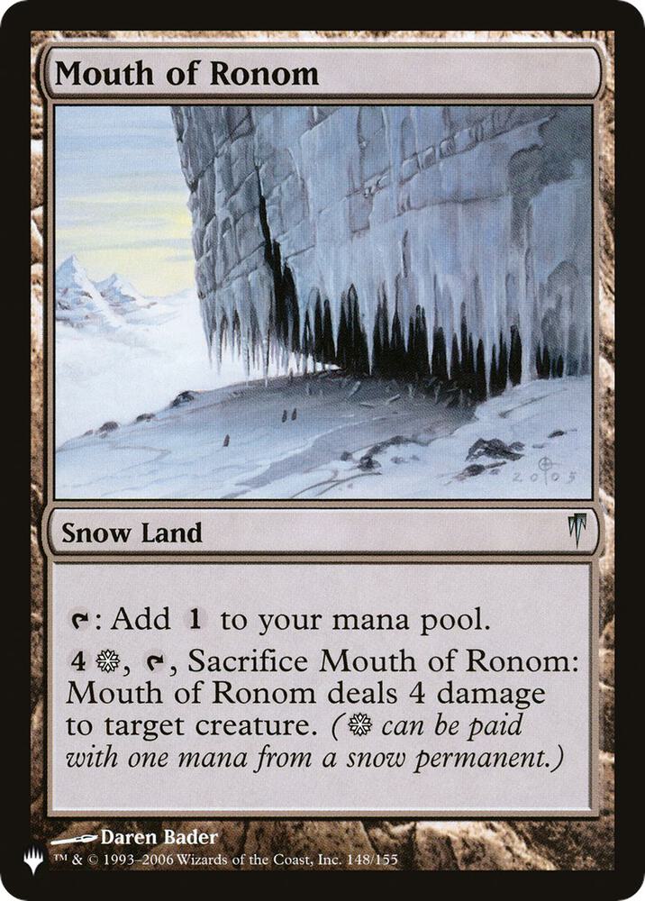 Mouth of Ronom (148/155) [The List]