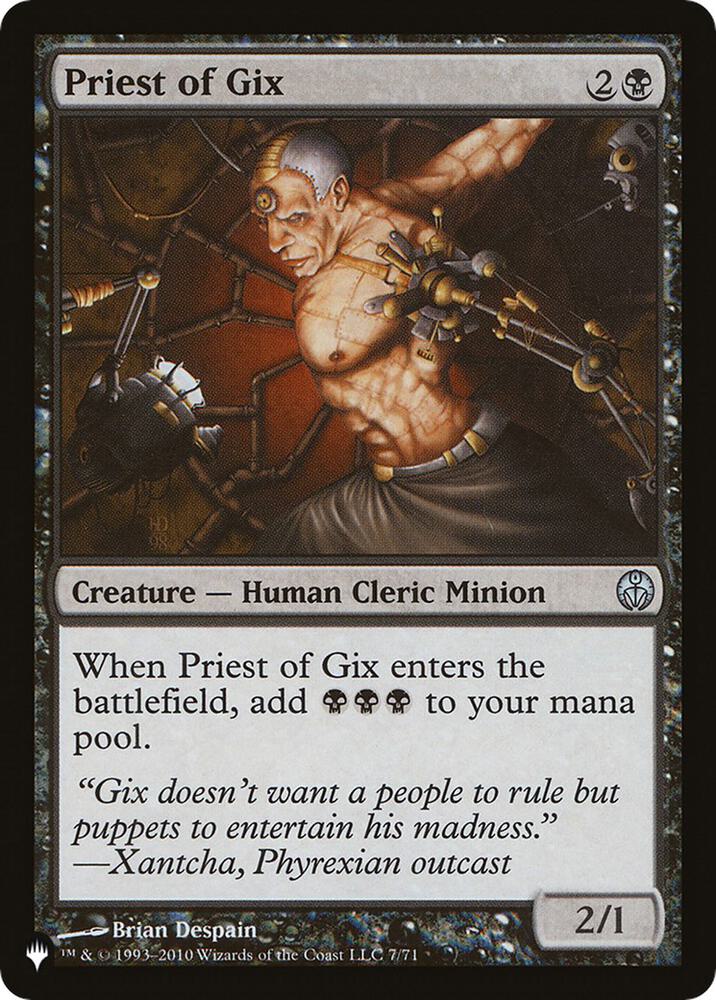 Priest of Gix (Jul-71) [The List]