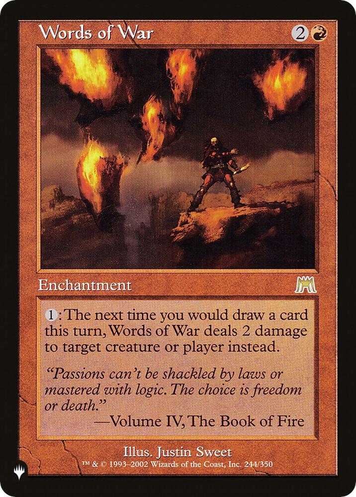 Words of War (244/350) [The List]