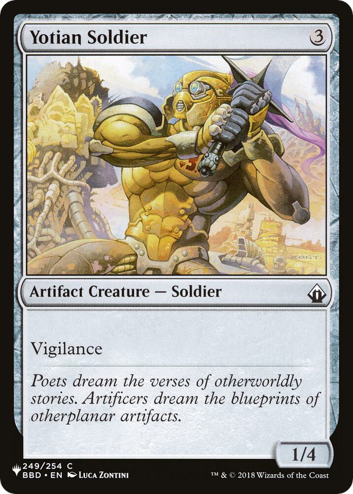 Yotian Soldier (249/254) [The List]