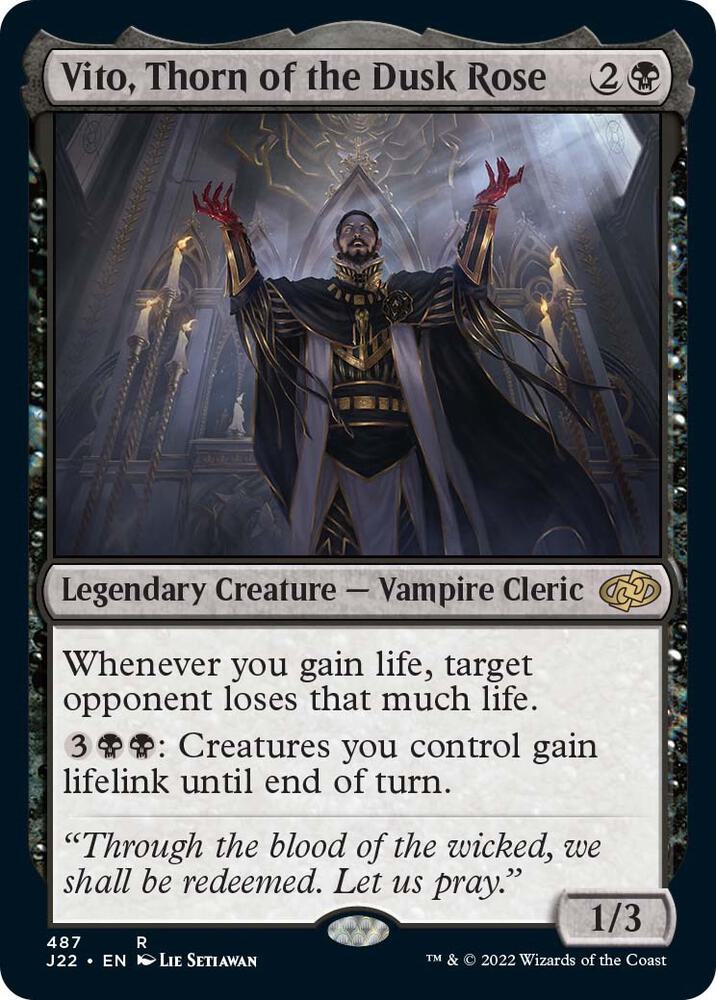 Vito, Thorn of the Dusk Rose (487) [Jumpstart 2022]