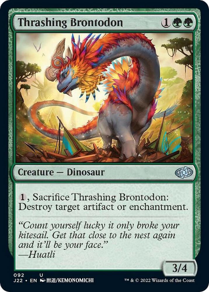 Thrashing Brontodon (92) [Jumpstart 2022]