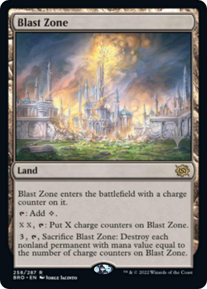 Blast Zone (BRO) (258) [The Brothers' War Promos]