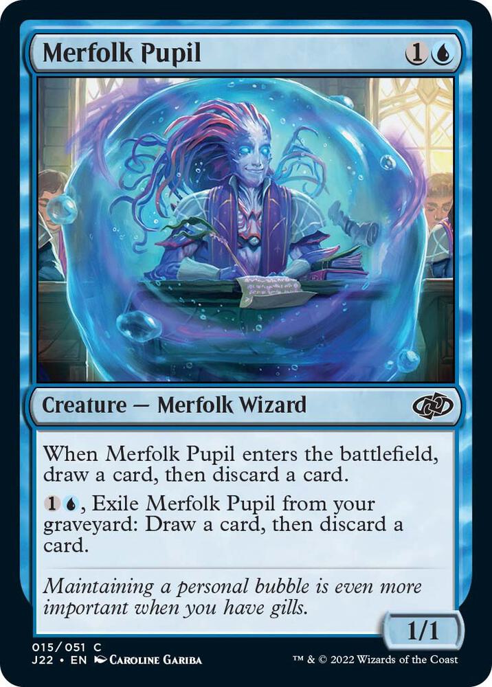 Merfolk Pupil (15) [Jumpstart 2022]