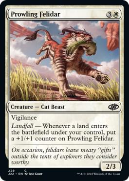 Prowling Felidar (229) [Jumpstart 2022]