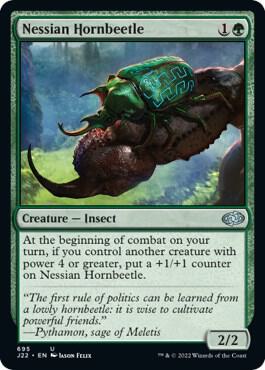 Nessian Hornbeetle (695) [Jumpstart 2022]