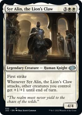 Syr Alin, the Lion's Claw (252) [Jumpstart 2022]