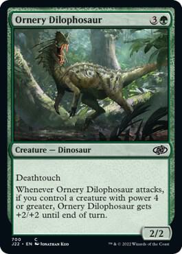 Ornery Dilophosaur (700) [Jumpstart 2022]