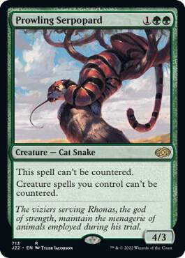 Prowling Serpopard (713) [Jumpstart 2022]