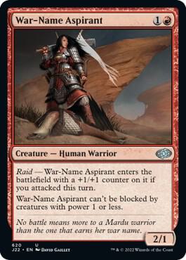 War-Name Aspirant (620) [Jumpstart 2022]