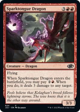 Sparktongue Dragon (604) [Jumpstart 2022]