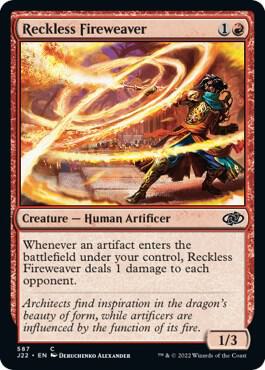 Reckless Fireweaver (587) [Jumpstart 2022]