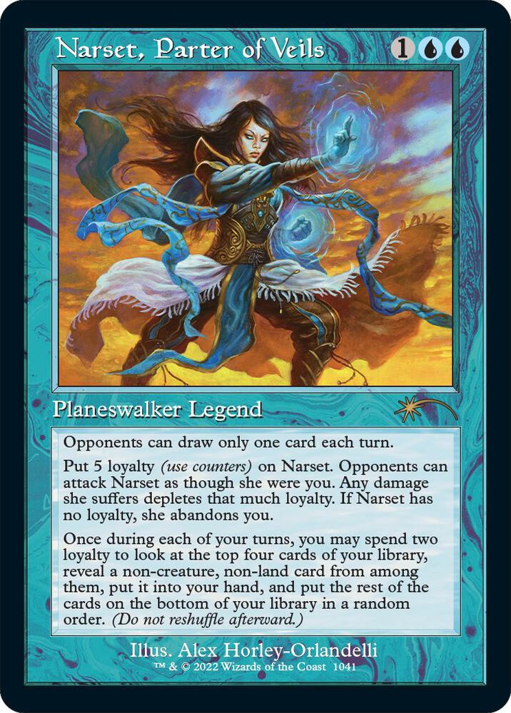 Narset, Parter of Veils (Retro Frame) (1041) [Secret Lair Drop]