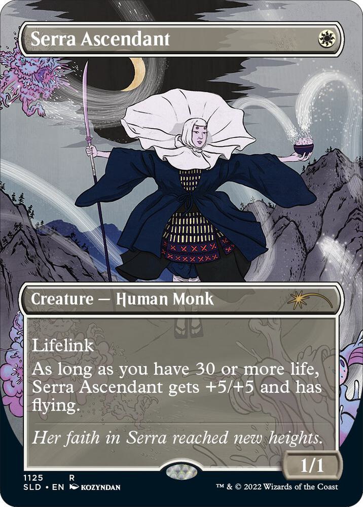Serra Ascendant (1125) [Secret Lair Drop] [Borderless]