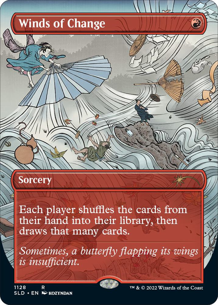 Winds of Change (1128) [Secret Lair Drop] [Borderless]