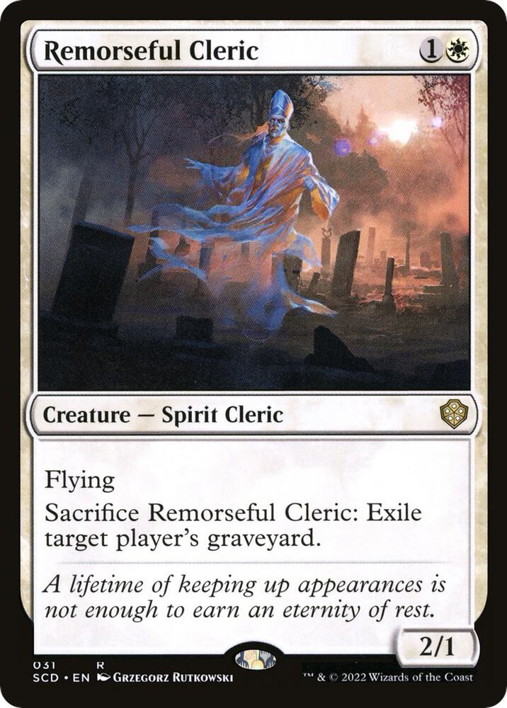 Remorseful Cleric (31) [Starter Commander Decks]