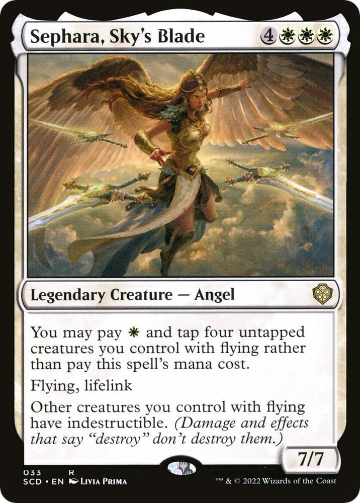 Sephara, Sky's Blade (33) [Starter Commander Decks]