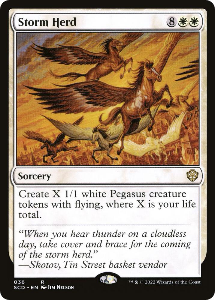 Storm Herd (36) [Starter Commander Decks]