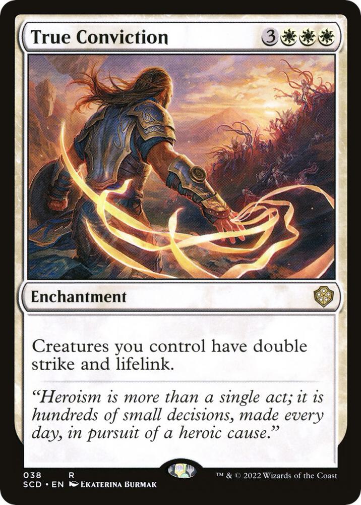 True Conviction (38) [Starter Commander Decks]