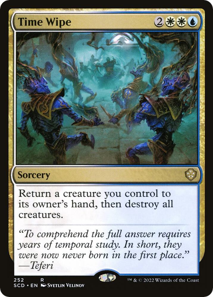 Time Wipe (252) [Starter Commander Decks]