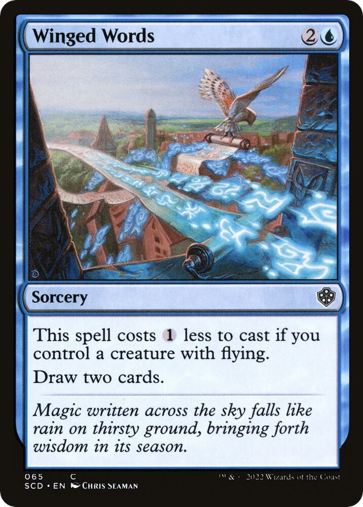 Winged Words (65) [Starter Commander Decks]