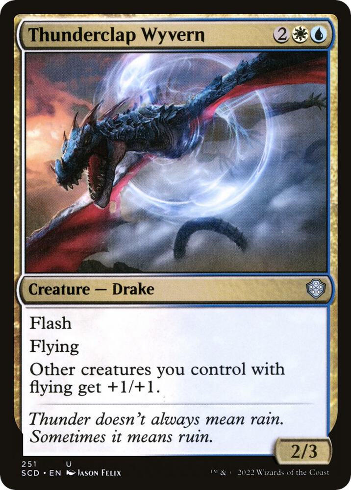 Thunderclap Wyvern (251) [Starter Commander Decks]